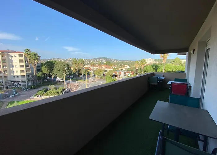 06ch Beautiful T3 With Terrace - 300m Exflora Park Apartment Antibes