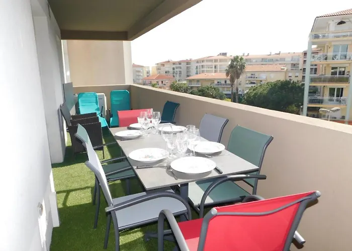 06ch Beautiful T3 With Terrace - 300m Exflora Park * Antibes