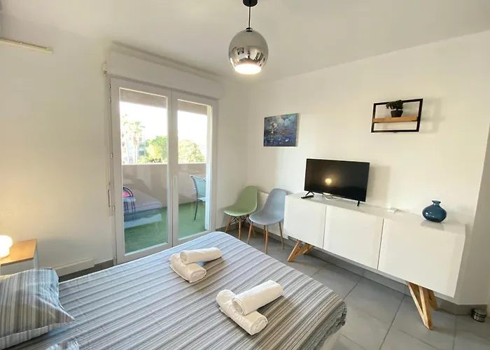 公寓 06ch Beautiful T3 With Terrace - 300m Exflora Park